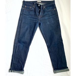 🔥 SALE Unbranded brand UB221 tapered 21 oz  jeans